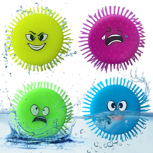 YumSur Wasserfrisbee Splash,Splash Flyer,Wasser Wurfscheibe aus Schaumstoff und Silikon,Splash Disc,Wurfscheibe Wasserspielzeug,Wasserspielzeug Pool für Kinder