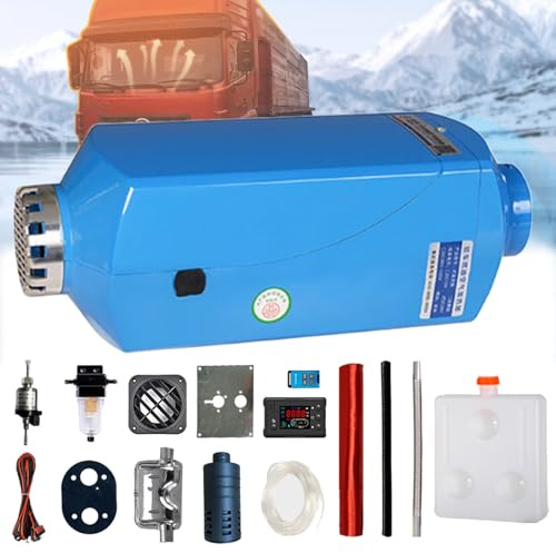 Feiphla 12v 8kw Riscaldatore Diesel da Parcheggio, Riscaldatore Ad'Aria Diesel con LCD E Telecomando, Basso Consumo Energetico, Perfetto per Camper,Macchine Autobus,12V