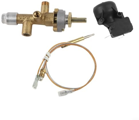 Kit de termopar e interruptor de inclinación de repuesto compatible con calentadores de gas para patio al aire libre y modelos de cúpula
