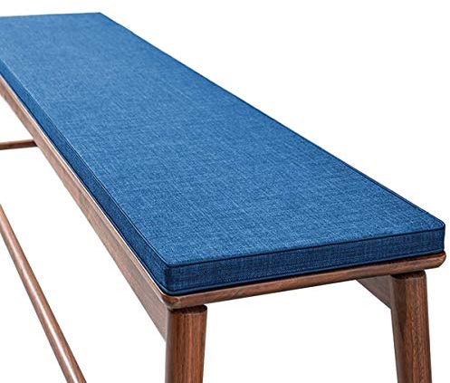 ZINN Weichschaum-Bankkissen, 3 cm dick, für Küche, Bank, Garten, Schaukel, Sitzkissen, Liegestuhl-Matte für drinnen und draußen, abnehmbarer Bezug