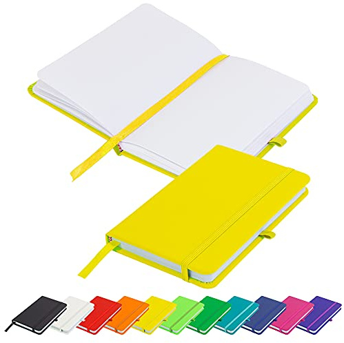 Blanco Basic A6 Notizbuch, unliniert, Unliniert, Notizbuch, Notizbuch, Notizbuch, Notizbuch, Notizbuch, Notizbuch, Tagebuch, Gelb,