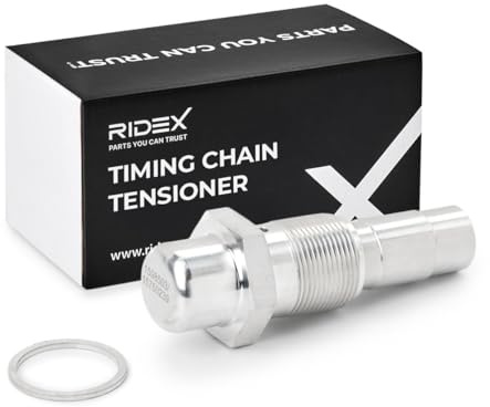 RIDEX 571T0039 Tensor de cadena de distribución hidráulico con junta Compatible con BMW 3 Sedán E46