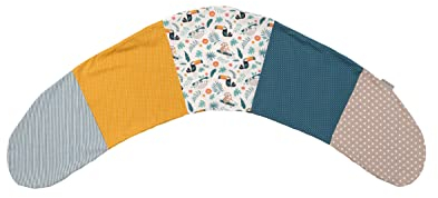 ULLENBOOM ® Stillkissenbezug 170x34 cm Dschungel (Made in EU) - Bezug für Stillkissen, Seitenschläferkissen & Co mit den Maßen 170x34 cm, 100% Ökotex zertifizierte Baumwolle