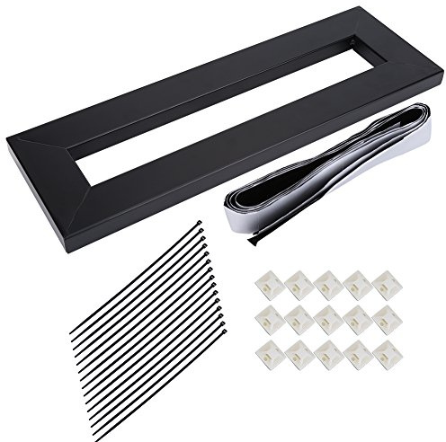 Tiiyee Metal Guitar Pedalboard, with Hollow Design Mini Aluminium Alloy Bass Pedalboard Non Slip Surface School Stage Use Effect Pedal Organizer with Bracket