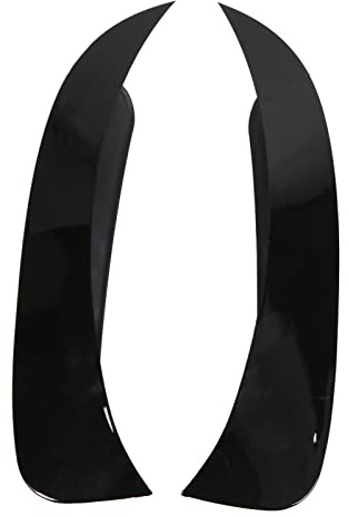 Aramox 2 Pezzi Nero Lucido Paraurti Posteriore Spoiler Alette Diffusore Posteriore di Ricambio per Classe GLA X156 GLA200 260 GLA45 AMG‑Line 2013‑2019