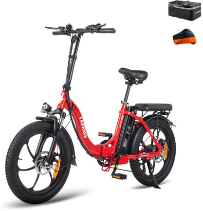 Fafrees F20 E-Bike Klapprad Elektrofahrrad 250W 36V 18AH Akku mit Superkapazität 20 Zoll Faltbares City Bike E-Mountainbike 20*3.0 Fat Tire Tragfähigkeit 130kg