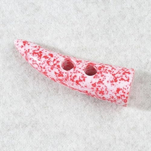 TAMUNI 10PCS 55mm Harz Blumenmuster Horn Knebelknöpfe für Strickjacken olivgrüne Mantelknöpfe Knebelknöpfe für Strickanzug DIY Kleidung