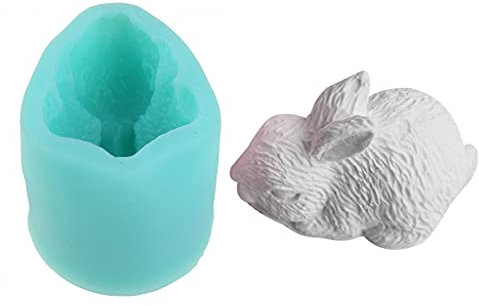 LfrXtra Pâques 3D Silicone Moule Fondant Chocolate Chocolate Soap Moule d'anniversaire Prétion Gâteau Gâteau