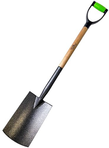 Heavy Duty Garden Digging Spade - Garden Tools Outdoor digging Gardening Accessories, Hand Spade With Durable Plastic D-Handle, Gardening Tools