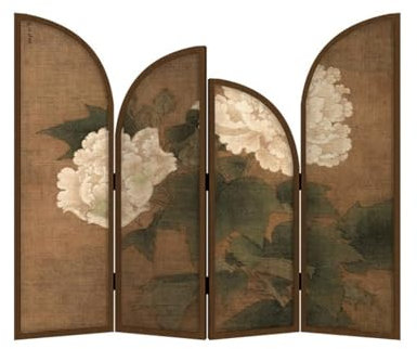 uadyie Pantalla para Chimenea Mampara de Suelo for el hogar, Pared Decorativa for Sala de Estar, mampara Plegable China for privacidad. Pantallas Decorativas para Chimenea(B)