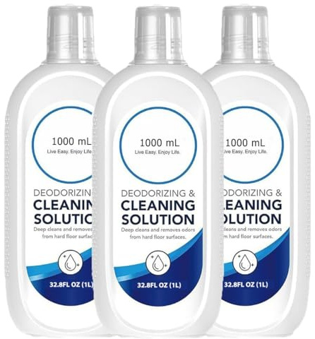 Nettoyant pour Sols, 1L, Lot de 3, Compatible avec Tineco FLOOR ONE S3/S5/S6/S7 & iFLOOR Série