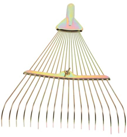 TOYANDONA Râteau Terre de Jardin Outil Agricole Pliable pour Ramasser Les Déchets de Jardin et Cultiver