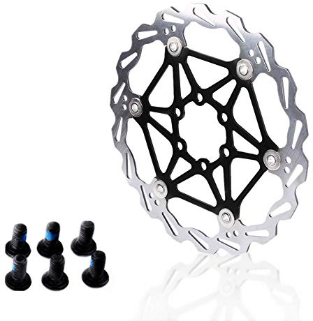 Dioche Bremsscheiben 160mm 180mm 203mm, Fahrrad Bremsscheibe Mountainbike Typ Schwimmende Bremsscheibe Center Lock Radfahren Zubehör