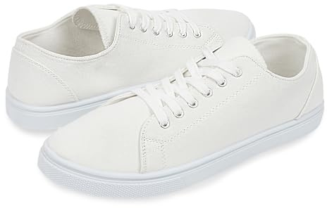 Lakeland Active Ambleside Zapatillas de Lona para Mujer - Blanco - 37
