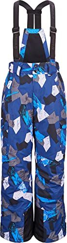 Killtec Jungen Flumet BYS Ski PNTS Funktionshose Mit Abzippbarem Latz, Schneefang Und Kantenschutz, dunkelblau, 152