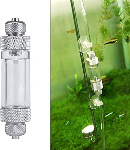 CO2-Blasenzähler, 2 Typen Einzel-/Doppelkopf-Kohlendioxid-Blasenzähler Aquarium-Diffusorregler Aquariumzubehör(Einzelner Kopf)