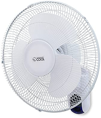 Commercial Cool 16 inch Wall Fan with Remote, White (CCFWR16W)