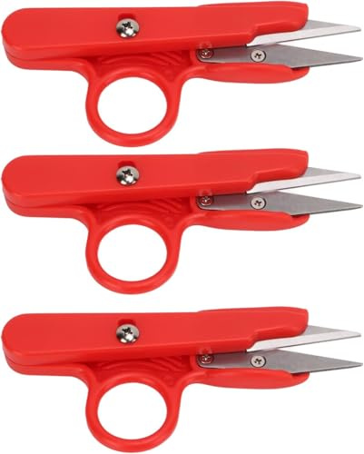 Forbici per tessuti, forbici per filo in 3 pezzi, in acciaio inossidabile, per lisciare, tagliare facilmente, piccole forbici per tessuti, accessori per cucire per la casa
