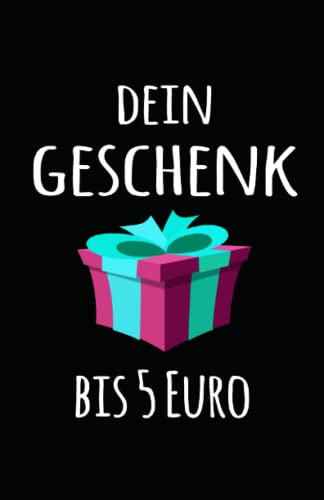 Notizbuch 100 Seiten Dein Geschenk bis 5 Euro. Geburtstag. Wichteln. Wichtelgeschenk. | linierte Seiten, Notizbuch, Tagebuch.