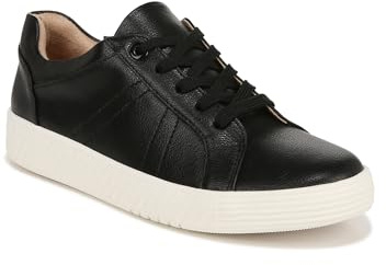 Naturalizer Soul Womens Neela Comfortable Fashion Casual Lace Up Sneakers Black 9 M