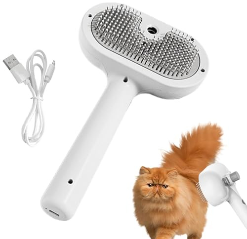Cat Remover - 300mAh Pet Grooming Brush, Comfortable Comb for Cleaning Hair | Removal Tool with Water Tank, Cleaning Brush for Dogs pa