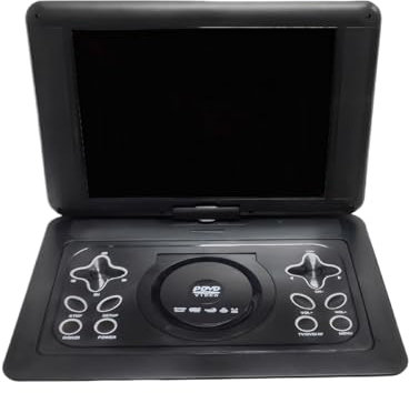kesurpae Bil DVD-spelare Bärbar DVD-spelare med 270° rotation Inbyggda stereohögtalare MP3-skivkopieringsfunktion. TV-funktion