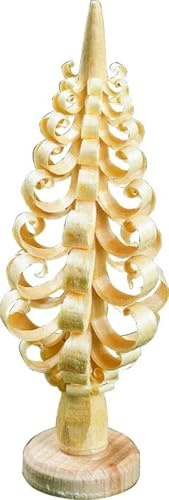 Rudolphs Schatzkiste Spanbaum 8 cm Natur Höhe 8cm NEU Weihnachten Spanbaum Baumschmuck Holzschmuck Holz Seiffen Erzgebirge Strauchbehang Dekoration