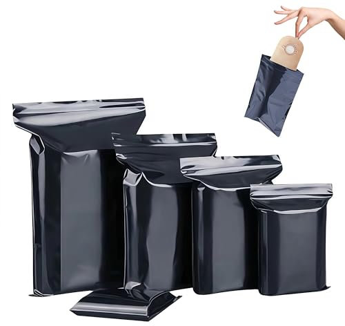 Sacchetti per lo smaltimento di stomia, a prova di perdite, inodore, anti-sbirciamento, per colostomia, pannolini, assorbenti per incontinenza, sacchetto per urina (28 x 40 cm)