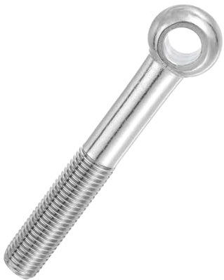 PATIKIL Boulon A Oeil Pivotant A Epaulement M20x140mm, Acier Inoxydable 304 Filetage Metrique Demi-Dent Oeil De Boucle Trou Glissant Boulon De Gréage Fixations Metalliques Vis, Ton Argenté