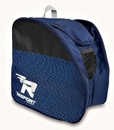 Risport L'Estel Skates Sac à dos porte-patins en forme d'Isosceles 33 x 33 x 40 cm. - Patinage artistique (Bleu marine)