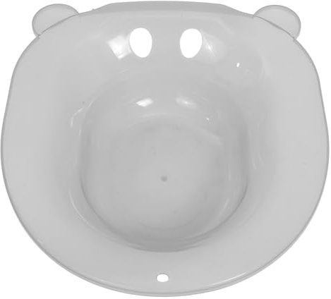 LOORGVEL Sitzbad aus Pp Kunststoff Robuste und Dickwandige Sitzbadewanne für Zuhause mit Glatter Oberfläche Einzigartigem Design für Frauen zur Wochenbettpflege und Postpartalen Anwendung