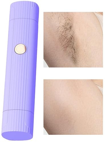 xowwyue Depilatore Elettrico Donna,Rasoio Elettrico Portatile per Corpo Umidi e Secchi - Epilatore Ricaricabile per Braccia Viso Viaggio Nuoto Sport Regalo Mattina