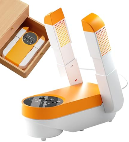 Sèche-Chaussures | Chauffe-Bottes | avec Arrêt Automatique Chauffe-Pieds Pliable Minuterie Réduction des Odeurs pour Voyage Sport