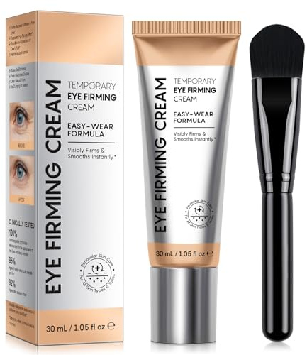 Ögonkräm mot ögonpåsar mörka ringar 30 ml, tillfällig åtstramande ögonkräm med omedelbar effekt, anti-rynk ögonkräm mot ögonrynkor, svullnad och fina linjer, ögonFirming Cream för kvinnor och män