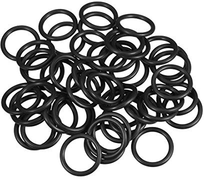 sourcing map 50 Stück O-Ring 19,8mm x 26mm x 3,1mm Dichtungsringe Metrische Nitrilkautschuk O-Ringe Dichtung Gummidichtungen Unterlegscheibe für Duschablauf Rohr