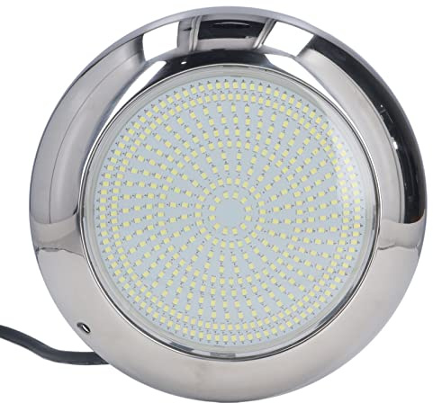Zwinner Submersible Led Lights, 12V 35W Stainless Steel LED Pool Light Underwater, Waterproof Pond Lights with 468 Light Chips for Hot Tub, Pond, Pool, Fountain, Waterfall, Aquarium, Party(2#)
