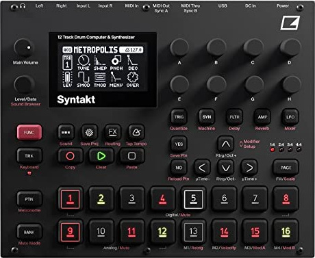 Elektron Syntakt 12 Track Drum Computer & Synthesizer