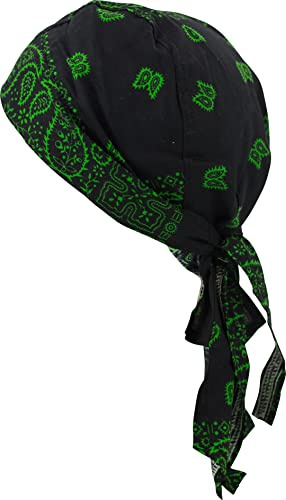 fashionchimp Zandana aus 100% Baumwolle, Bandana-Kopftuch, Bikertuch für Damen und Herren, Muster-Print