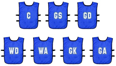 Precision Unisex Prb303ry Netz-Trainingsleibchen für Jugendliche, Erwachsene, 7 Stück, königsblau, Einheitsgröße