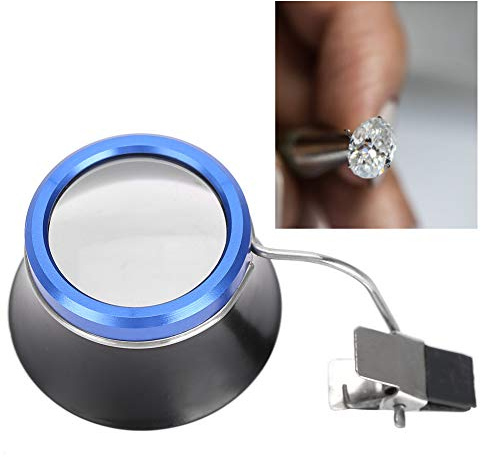 Lupa, Lupa de Joyería con Clip, Duradera para Joyeros Mecánicos(20 veces)