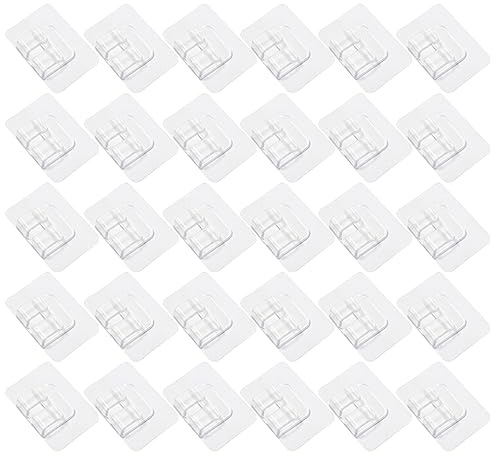 30 Stück Mehrzweck Automatten Befestigungsschnallen, Clips für Automatten, Autoteppich Fußmatten Halter Befestigungen Clips, Selbstklebende Clips zur Befestigung von Auto-Fußmatten