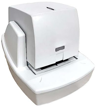 Agrafeuse électrique Robuste, agrafeuse électrique de Bureau, jusqu'à 50 Feuilles pour Reliure et 5000 agrafes Maximum, silencieuse et sans bourrage, Taille Peu encombrante, pour b