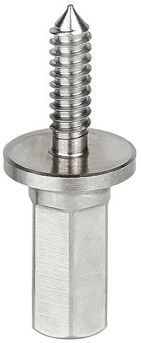 Toolcool Dowel Maker Accessories Stock Holder Screw Nail Drill Adapter Use to Attach Stock to The Drill