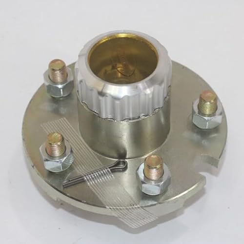EZ Loader Boat Trailer 5 Lug BT150A Oil Bath Hub Kit for 1-1/16 Straight Spindle 300-029533, Gold
