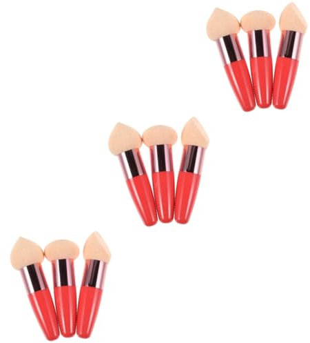 POPETPOP 9pièces Pinceaux De Maquillage Multifonctionnels Éponges Pour Maquillage Parfait Femmes Accessoires Cosmétiques Pour Et Confortable