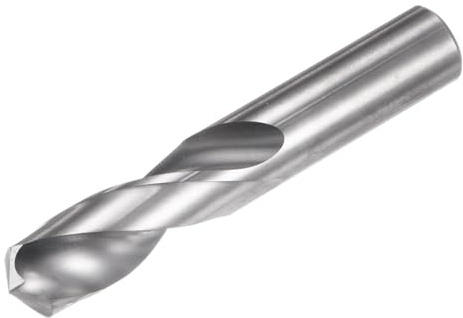 QUARKZMAN Massiver Hartmetall-Bohrer, 12,5 mm (0,492) YG6X/C3 Mikrokorn-Hartmetall-Spiralbohrer mit geradem Schaft zum Bohren von Edelstahl, Aluminium, Metall und Kunststoff