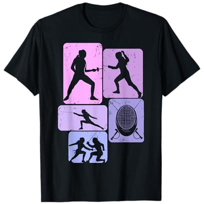 Escrime Escrimeur Femme Fille T-Shirt