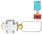 Adiwo Gas Canister Refill Adapter, Gaskartuschen Adapter Gas Nachfülladapter, Campingkocher Adapter Kraftstoff-Transfergerät