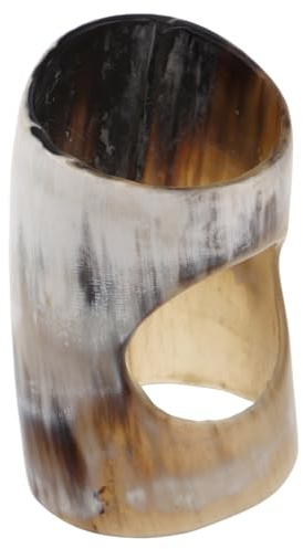 Zerodeko Viking Drinking Horn Stand Ox Horn Cup Holder for Display and Storage - Rustic Craft Base for Home Bar Shelf Accessory