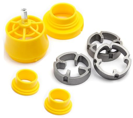 Gewindeschneideisen Kit für Rohrgewinde, PVC-Rohrgewindebohrer Set | Werkzeug zur Herstellung von Rohrgewinden | Einfädelwerkzeug PVC Ergonomisches Design Doppelkopf für